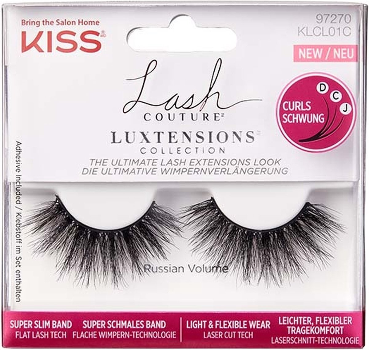 Kiss Wimpers Lash Couture LuXtensions - Wimperextensions - Lashes - Nep Wimpers - Russian Volume
