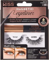 Kiss Wimpers Magnetic Eyeliner & Lash Kit - Wimperextensions - Lashes - Nep Wimpers - Tempt