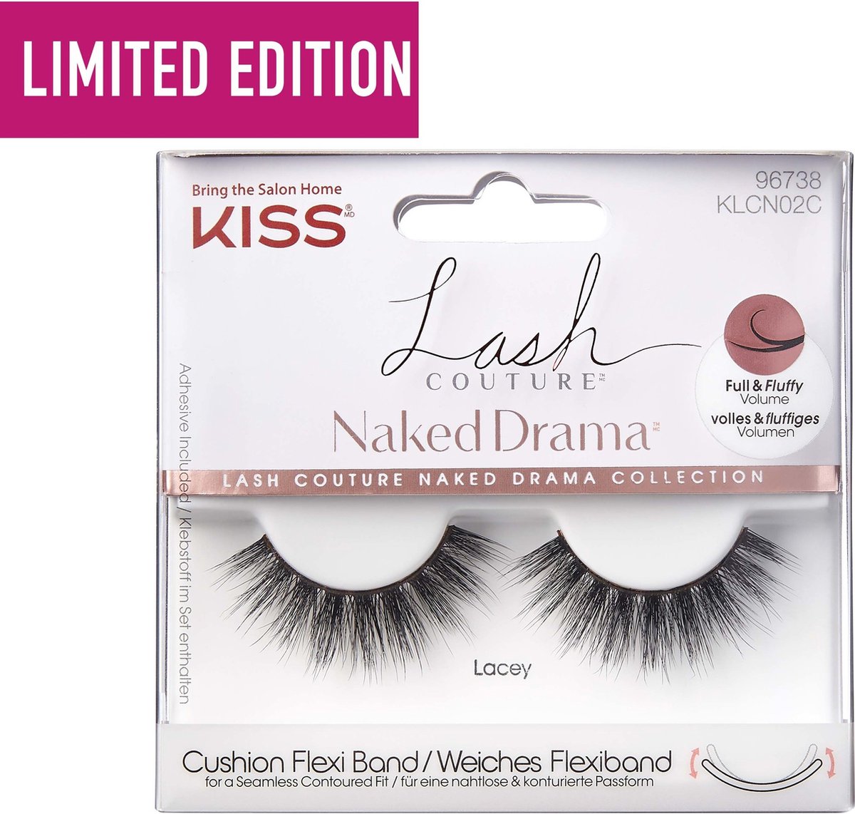 Kiss Wimpers Lash Couture Naked Drama - Wimperextensions - Lashes - Nep Wimpers - Lacey