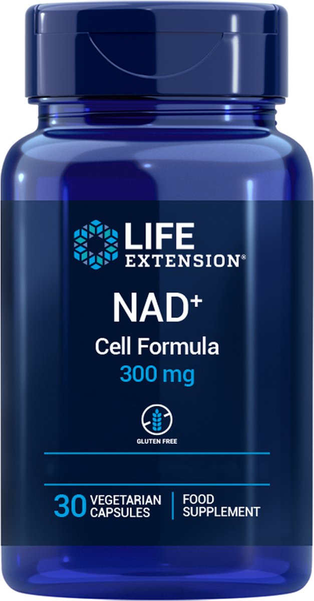 Goedkoopste Life extension NAD Cell Formula | 30 vegan capsules | 300 mg per capsule