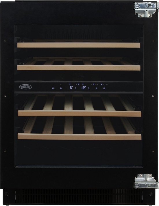 Boretti MLWC82 Wijnklimaatkast onderbouw 82cm, 2 zones, 35 - Boretti - €1.299,00