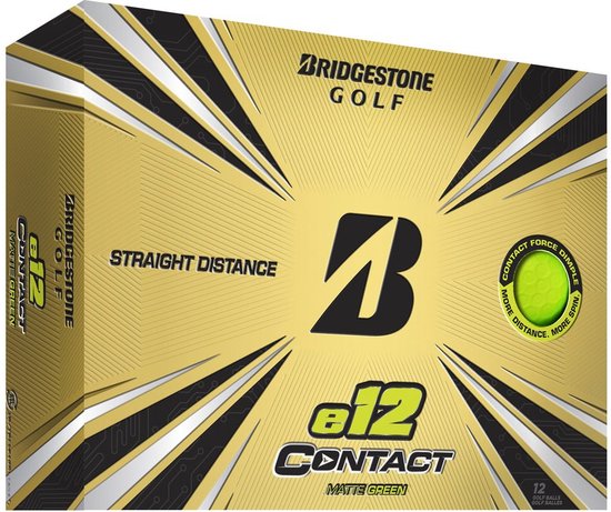 Bridgestone Golf E 12 Contact Golfballen 12 Eenheden Groen