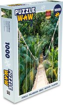 Puzzel Jungle - Palmboom - Brug - Natuur - Planten - Legpuzzel - Puzzel 1000 stukjes volwassenen