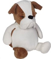 Embroider Buddy - Knuffel - Hond - Buster de Bulldog kan geborduurd worden met een naam of tekst