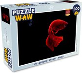 Puzzel Vis - Zeedier - Staart - Rood - Legpuzzel - Puzzel 500 stukjes