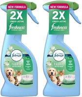 Febreze - Textiel luchtverfrisser - Speciaal voor huisdieren geuren - 2 x 375ml