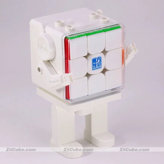 Cube de vitesse magnétique MoYu MeiLong 5x5 + boîte d'affichage de robot - Doublewsgifts.nl