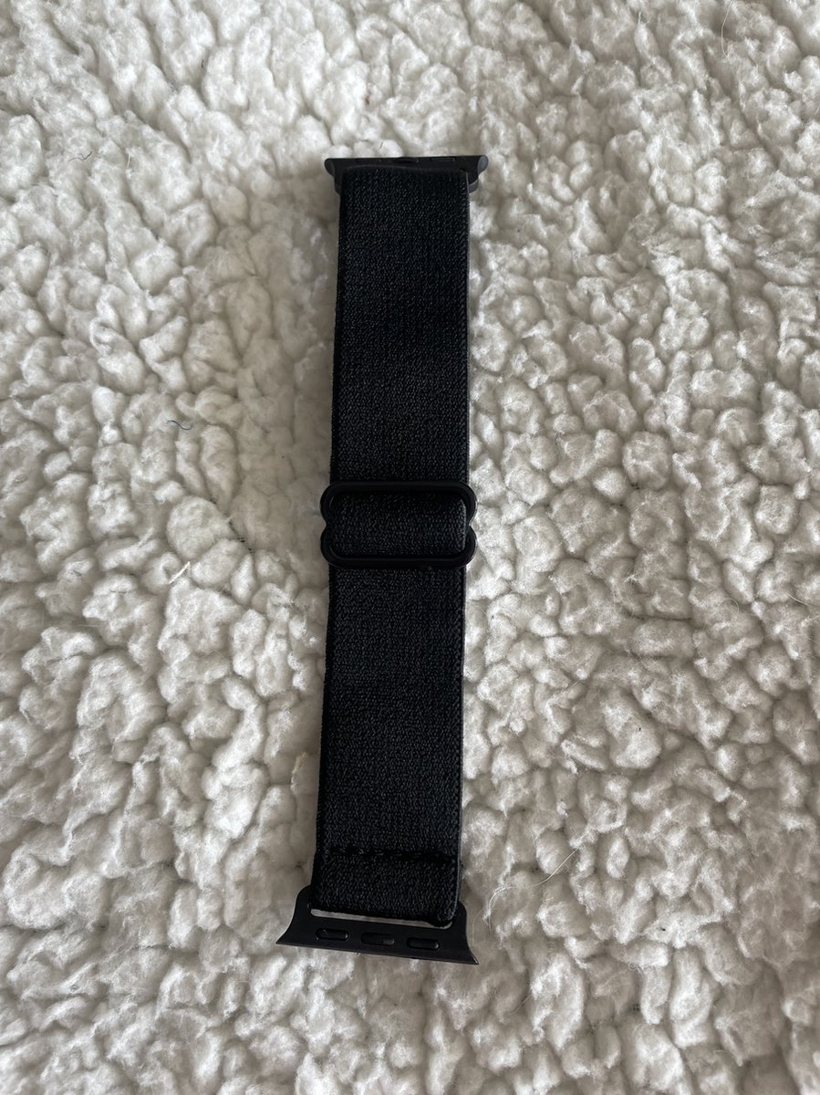 Applewatch horlogebandje- elastisch geweven verstelbare band-42-44-45-49 mm- gladde band