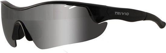 Trivio - Fietsbril Zwart Lens