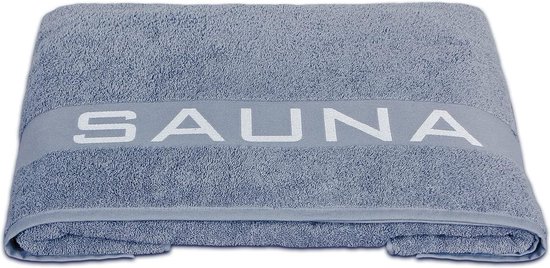 Sauna Handdoek, 80 x 200 cm, Blauw, XXL voor Mannen en Vrouwen