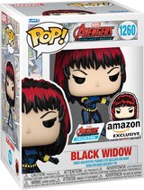 Funko Pop! Marvel: The Avengers: Earth's Mightiest Heroes - 60th Anniversary - Black Widow with Pin Exclusive