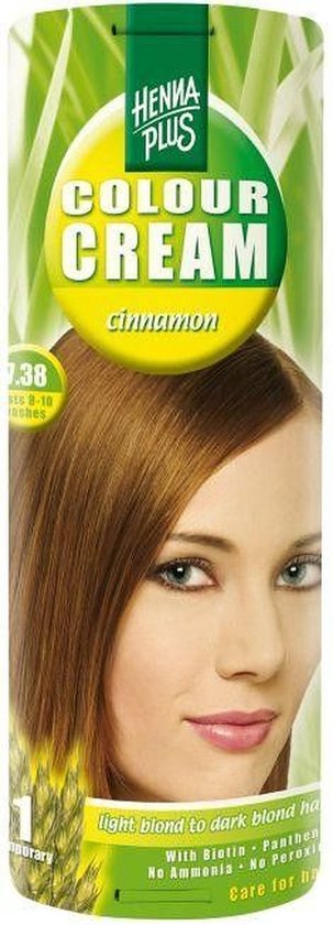 Henna Plus Colour cream 7.38 Cinnamon - 6 Stuks - Voordeelverpakking