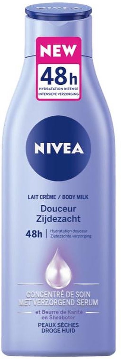 Nivea Zijdezachte Bodymilk - 12x250ml - Voordeelverpakking