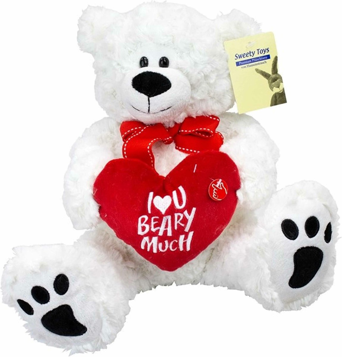 Trudi Teddybeer Teo donkerbruin cadeau pluche voor Kerstmis, verjaardag en Valentijnsdag pluche beer | 19 x 16 x 23 cm maat S | Teddy Bears, klassieke