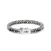 SILK Jewellery - Zilveren Armband - Linked - 243.23 - Maat 23,0