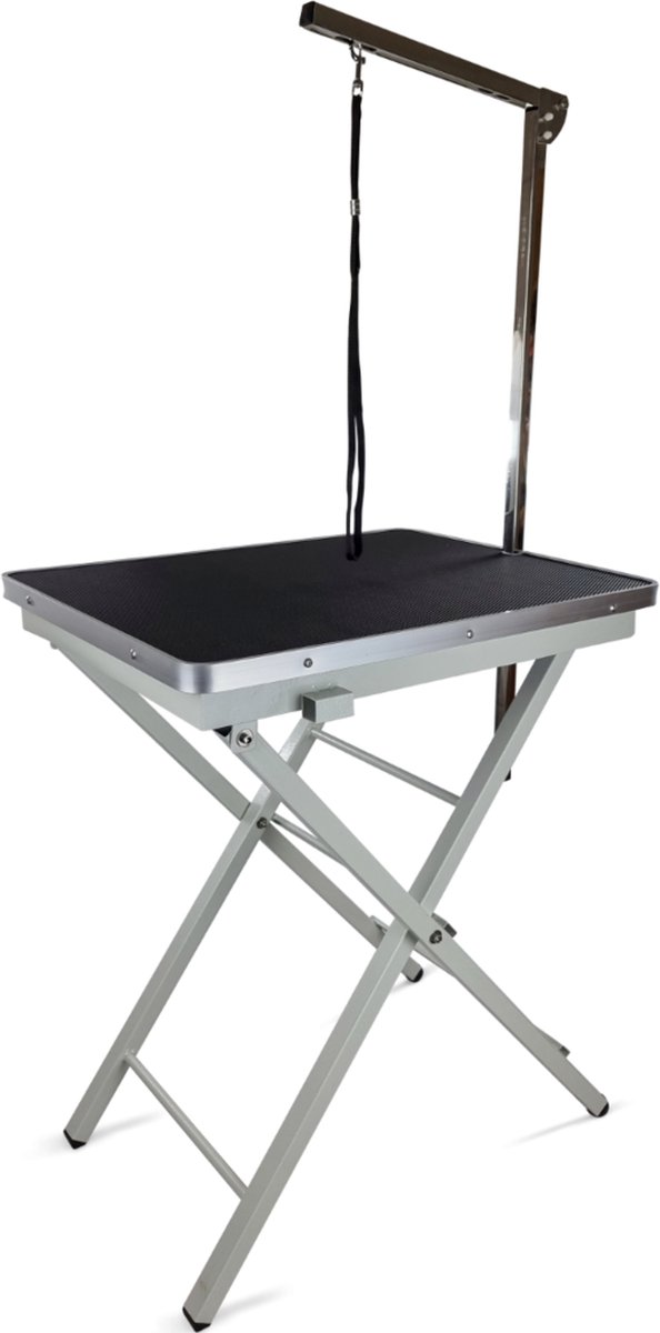 Trimtafel Showtime - Ringside - Honden Showtafel Trimtafels Voor Hond en Puppy - Met Trimarm en Trimlus - Inklapbaar - Zwart - 60 x 45 x 82 CM