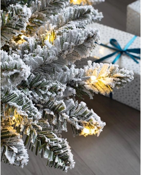 Takken Van Een Kerstboom Met Sneeuw Die Natuurlijke Nette Wi Wordt Behandeld Image65298229