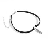 Jomide Choker Bohemian - Veer Suède - Zwart