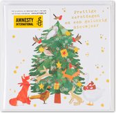 Amnesty International - Kerstboom - Kerstkaarten - 3 Pakjes - 8-delig