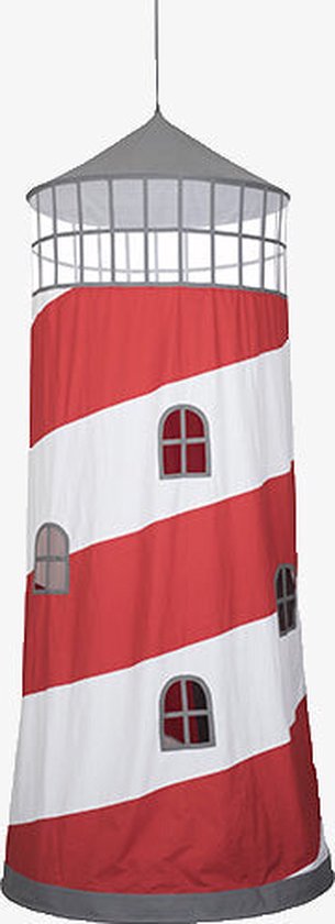 Role Play Vuurtoren - Hangtent- Speeltent voor kinderen - 107 x 107 x 229 cm - Natuurlijke materialen - Speelhuis voor binnen en buiten - Kindertent voor jongens en meisjes