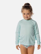 Skinshield by Vapor Apparel - T-shirt de performance pour tout-petits avec protection solaire UV UPF 50+, unisexe, Arctic Blue clair, manches longues - 92 -24M
