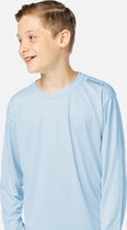 Skinshield - FACTOR 50+ UV-zonbeschermend kinderen - unisex - performance T-shirt - lange mouwen - Arctic Blue - Lichtblauw - 152