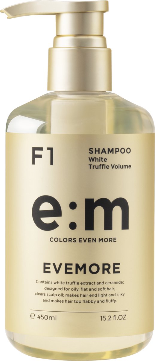 EVEMORE Witte Truffle Volume Shampoo - Flacon 450ml - Haarverzorging
