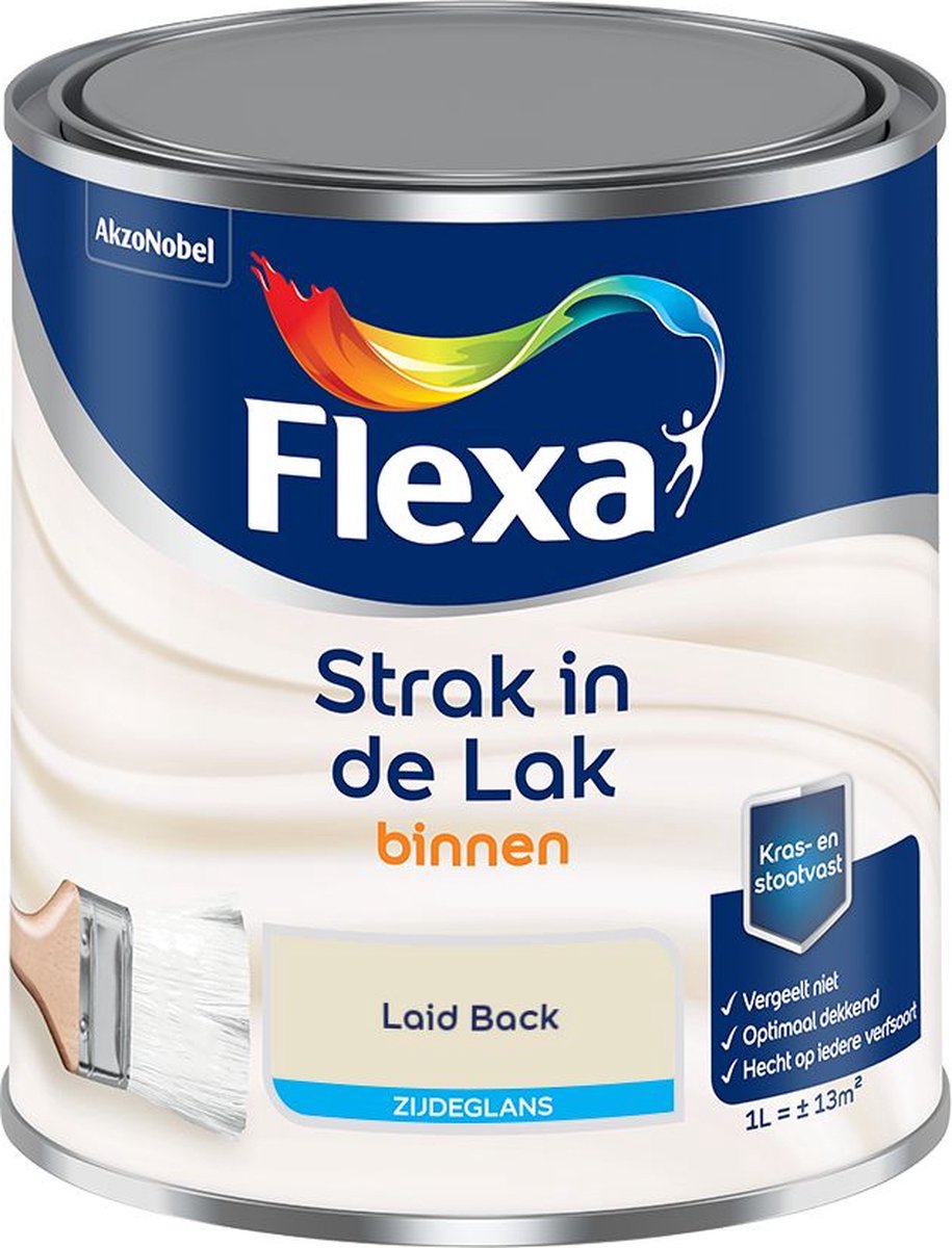 Flexa - Strak in de Lak Binnenlak Zijdeglans - Laid Back - Mengverf - 2.5 L