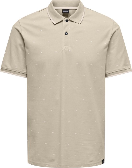 ONLY & SONS ONSMYRON LIFE REG SS DITSY POLO CS Heren Poloshirt