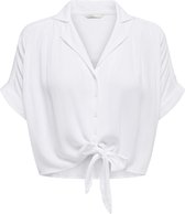 ONLY ONLPAULA LIFE S/ S TIE SHIRT WVN NOOS Dames - Taille XS