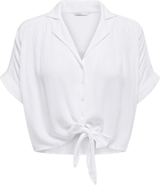 ONLY ONLPAULA LIFE S/ S TIE SHIRT WVN NOOS Dames - Taille XS