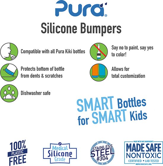 Pura Silicone Bumpers 2 stuks Moss+Rose van Merkloos — afbeelding 2