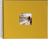 Goldbuch - Spiraal fotoalbum Bella Vista - Mosterdgeel - 35x30 cm