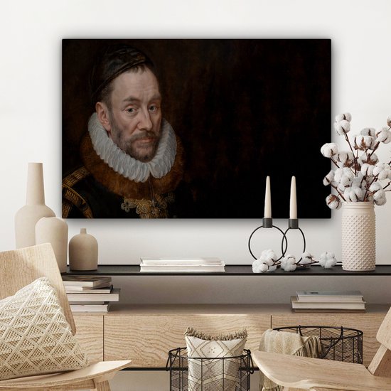 Peinture sur toile - Guillaume Ier, Prince d' Oranje - Tableau - Maîtres anciens - Art - 90x60 cm - Décoration de chambre - Chambre