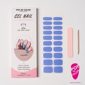 Pop of Color Amsterdam - Kleur: Ivy Blue - Gel nail wraps - UV nail wraps - Gel nail stickers - Gel nail foil - Nail stickers - Gel nagel wraps - UV nagel wraps - Gel nagel stickers - Nagel wraps - Nagel stickers