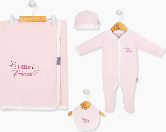Newborn baby jumpsuit set 4 delig little princes