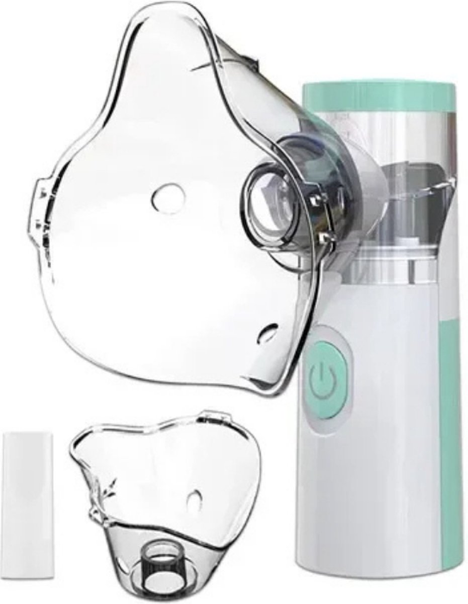 P&P Goods® Aerosoltoestel - Ultrasone Vernevelaar Inhalator – Nebulizer - Inhalatieapparaat voor Kinderen en Volwassenen – Helpt tegen Luchtwegaandoeningen