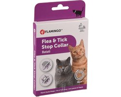 Flamingo Vlooienband voor Katten – Voor Alle Maten, Langdurige Bescherming tegen Vlooien en Teken