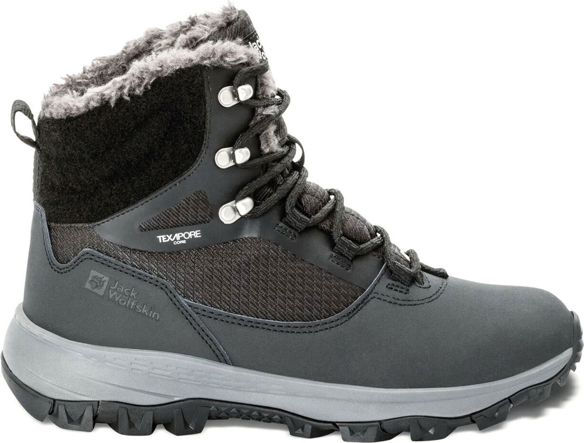 Jack Wolfskin Everquest Texapore High Snowboots Dames Zwart