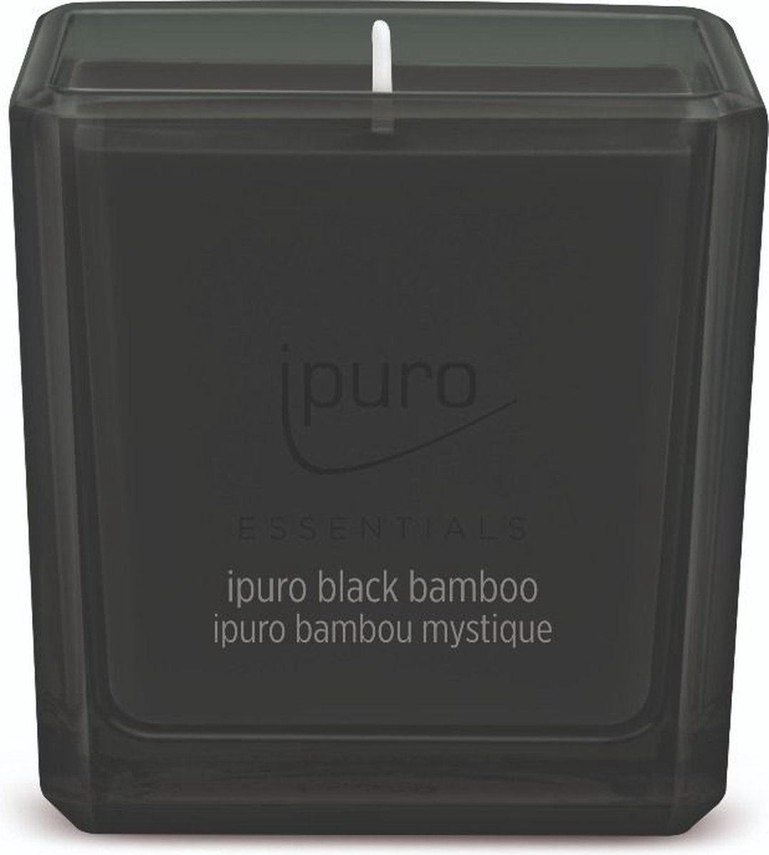 Ipuro Kaars Black Bamboo (125 GR) zwart