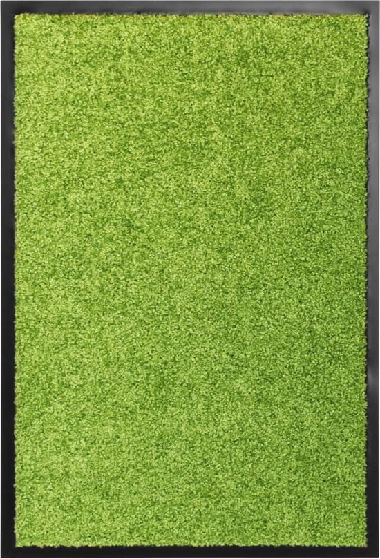 vidaXL - Deurmat - wasbaar - 40x60 - cm - groen