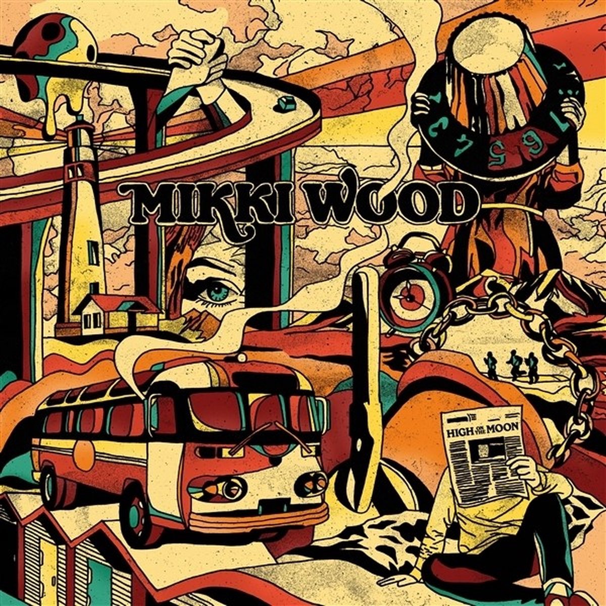 Mikki Wood - High On The Moon (LP)