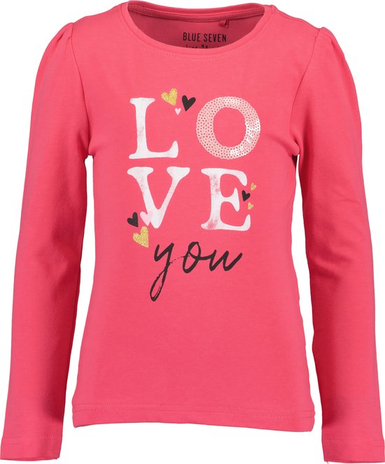 Blue Seven - Meisjes shirt - Roze - Maat 98