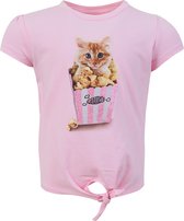 SOMEONE COEUR-SG-02-G T-shirt Filles - ROSE CLAIR - Taille 140