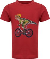 SOMEONE THIJS-SB-02-B Jongens T-shirt - RED - Maat 116