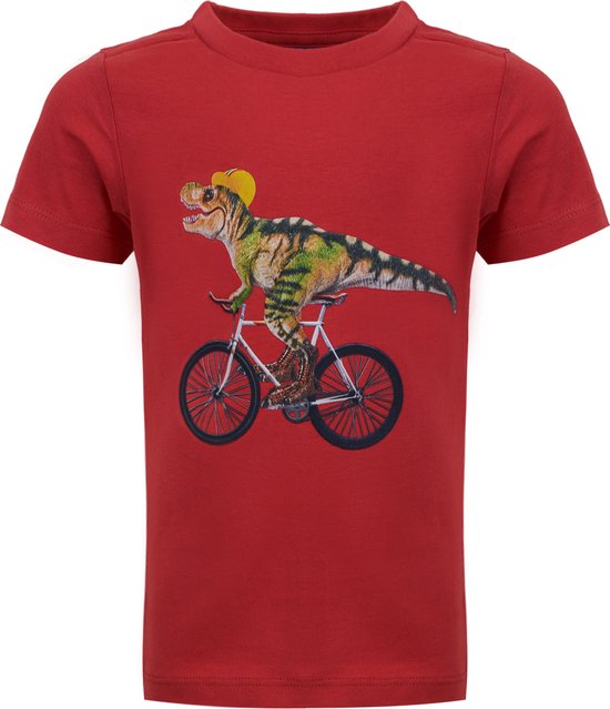 SOMEONE THIJS-SB-02-B Jongens T-shirt - RED - Maat 116