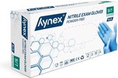 Hynex Nitrile wegwerp handschoenen PF Blue 3,5gr MD - 100/box - S