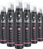 Taft - Power Cashmere Mousse - Coiffure - Mousse de cheveux - Pack économique - 6 x 200 ml