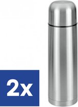Bouteille isotherme Inox - 0,75 l - 2 pièces