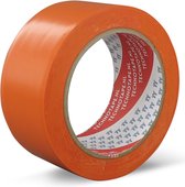 Maskingtape Soft PVC (S) oranje 50 mm rol 33 m1